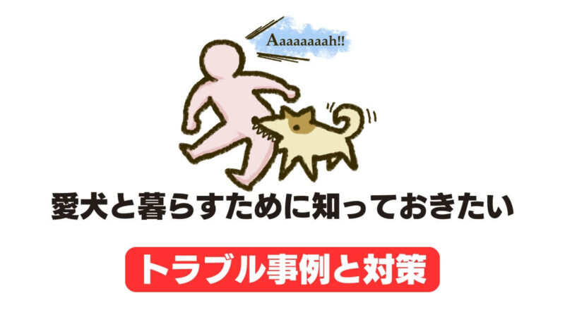 愛犬と暮らすために知っておきたいトラブル事例と対策